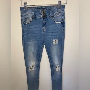 Girls size 12 152 cm skinny jeans